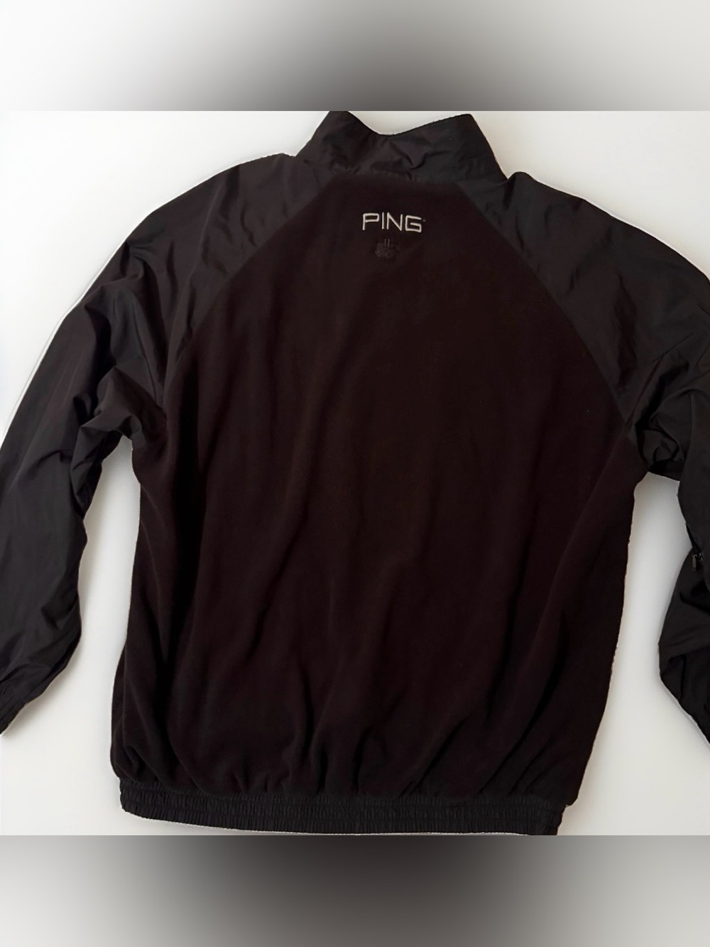 Ping Collection Golf Pullover 1/4 Zip W/ Stash Pockets XL Fleece Windbreaker Blk
